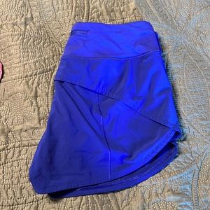 Lululemon Speed Up Shorts 4” Larkspur Sz 8 EUC